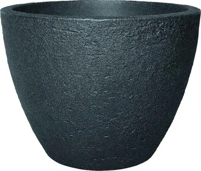 Zdjęcie produktu dla Sadzarka Stone okrągła wykonana z tworzywa sztucznego o wyglądzie kamienia