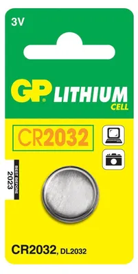 Image de GP Batteries Lithium Cell CR2032 Batterie à usage unique