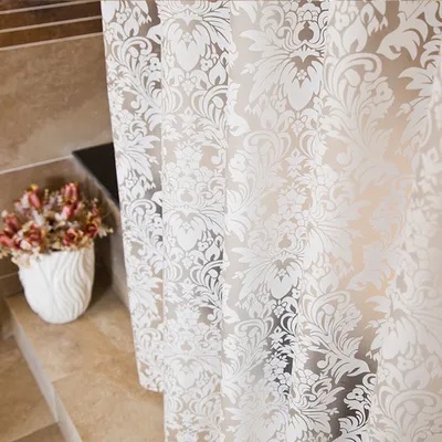Immagine prodotto di Bagno Tenda da doccia Bianco con Anelli Tenda da doccia Anti Muffa Impermeabile PEVA Marocco Tende da bagno Tende da bagno, 300x200cm