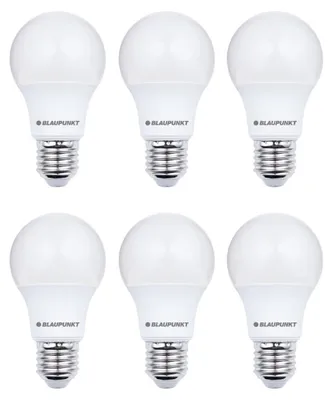 Produktbild von Blaupunkt Glühbirne e27 - Led Lampe A60 - Matt - 9W (80W) - 900 lm - 4000K Neutralweiß Glühbirnen - Nicht-Dimmbar - 6er Set