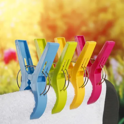 Produktbild von HI 95564 Klipy na plážové uteráky XXL sada 4 ks dĺžka 11,5 cm