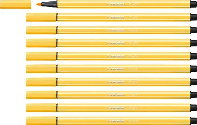 Produktbild von Premium-Filzstift - STABILO Pen 68 - 10er Pack - gelb