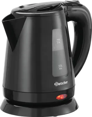 Produktbild von Bartscher 200108, 0,8 l, 1200 W, Schwarz, Kunststoff, Wasserstandsanzeige, Filterung