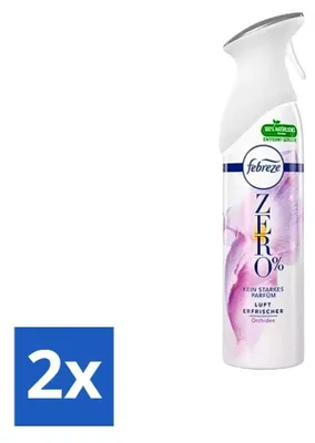 Image de Febreze Spray – 0 % – Orchidée – Désodorisant – 300 ml - Pack économique - 2 pièces