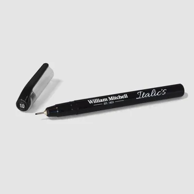 Image de Marqueur de calligraphie Mitchell Italic, 3 mm, noir