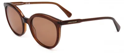 Obrázek produktu pro Dámské sluneční brýle Longchamp LO739S v karamelově hnědé barvě, rozměry 50/20/140