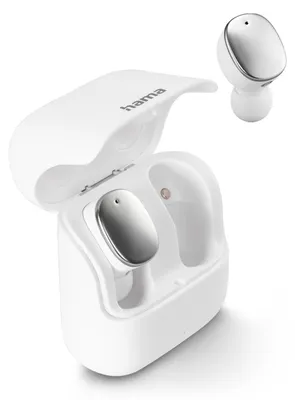 Obrázek produktu pro Hama Bluetooth -Kopfhörer Spirit Pure True Wireless In-Ear Weiß - Kabellos