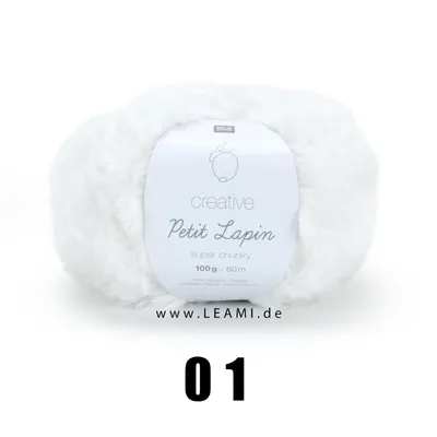 Produktbild von RICO Creative Petit Lapin Super chunky 01 Creme