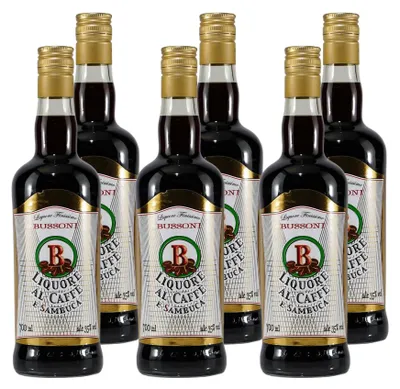 Produktbild von Bussoni Sambuca Cafe (6 x 0,7L)