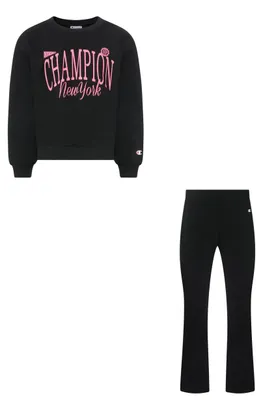 Produktbild von Champion Girls-Sweatsuit für Mädchen, Schwarz (Kk001), XXL
