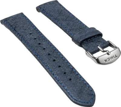 Produktbild von Timex Ersatzband Leder Blau 18mm für T2P171 T2P172 T2P173 T2P174