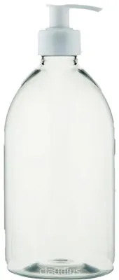 Zdjęcie produktu dla Butelki plastikowe o pojemności 500 ml z pompką - zestaw 10 sztuk