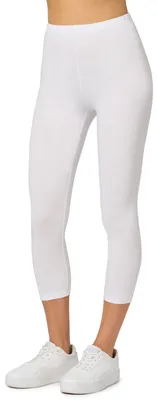 Produktbild von Merry Style Damen 3/4 Leggings aus Baumwolle MS10-199 (Weiß, L)