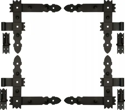 Produktbild von Türbeschlagset 300X50mm 8 Teile FEINZ Hochwertig Einfache Montage