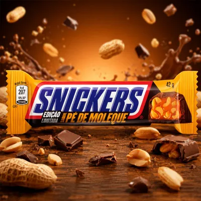 Immagine prodotto di Snickers Sabor Pé de Moleque 42g (brasiliano)