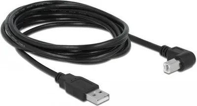 Immagine prodotto di DELOCK USB Kabel A -> B 90° St/St 3.00m schwarz