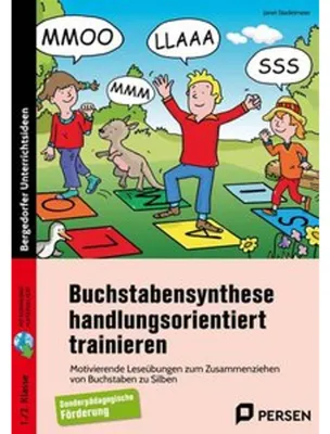 Produktbild von Buchstabensynthese handlungsorientiert trainieren