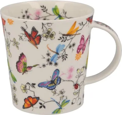 Produktbild von Dunoon Becher Teetasse Kaffeetasse Lomond Paradise butterfly