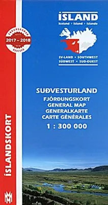 Obrázok produktu pre Island. Juhozápad 1 : 300 000
