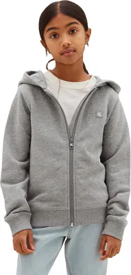Produktbild von Calvin Klein Mini Badge Zip-Through Lv1cktjb12 Andere Sweatshirts, Grau (Medium