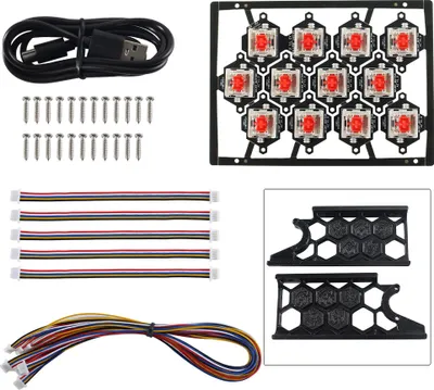 Produktbild von Hot Key Board Vor Skirt Klipper Vorinstallierte PCB-Platine mit LED Kompatibel mit Vor V2.4/Trident/Switchwire 3D-Druckern
