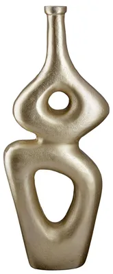 Immagine prodotto di Gilde Vase, "Formas", Aluminium, champagnerfarben, VE 1, L. 5 cm, B. 15 cm, H. 38.5 cm 69006 4063387690062