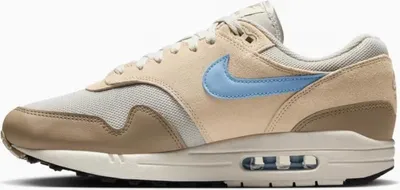 Produktbild von Nike Air Max 1 ESS Light Bone Psychic Blue Hellblau Beige Herren Sneaker 45