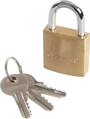 Image de Silverline Cadenas en laiton 30 mm