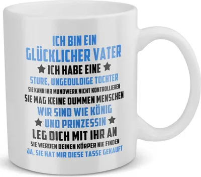 Produktbild von 22Feels Papa Geschenk von Tochter Vatertag Vater Tasse Geburtstag Weihnachten Kaffeetasse Männer Herrentag Geschenkidee