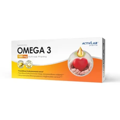 Produktbild von Activlab Pharma Omega 3 Weichkapseln, 1000 mg - 60 Stück