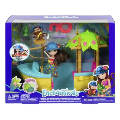 Produktbild von Tropisches Boot Enchantimals Gfn58 Mattel