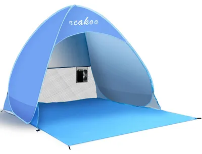 Produktbild von Pop-up Strandmuschel UV 50+, 3-4 Personen, für Strand