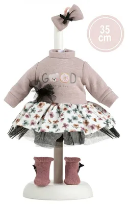 Image de Tenue pour poupée Llorens P535-49, taille 35 cm, avec accessoires