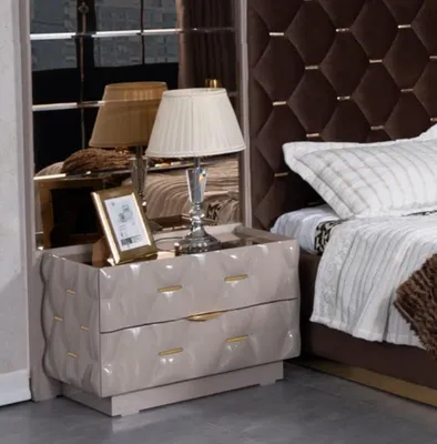 Image de Table de chevet Tables de nuit Table de chevet Commode Consoles Armoire Chambre à coucher Nouveau