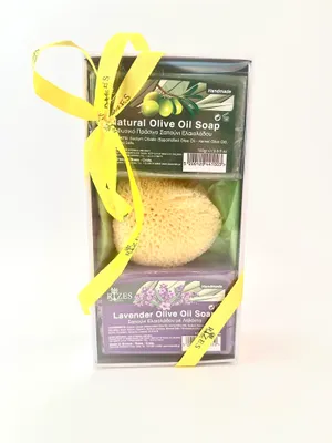 Produktbild von Geschenkset 2er-Set Seifen und Schwamm