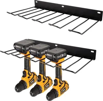 Produktbild von Wandmontage Werkzeugregal Metall 8 Fächer