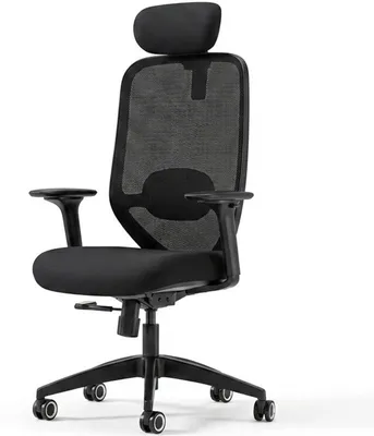Obrázok produktu pre Ergonomická kancelárska stolička C5B-F1-HD, 4D podrúčky, čierna