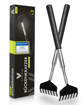 Produktbild von 2x Villkin Rückenkratzer aus hochwertigem Edelstahl
