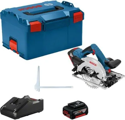 Produktbild von Akku-Kreissäge GKS 18V-57 G, 2 x Akku GBA 18V 4.0Ah in L-BOXX
