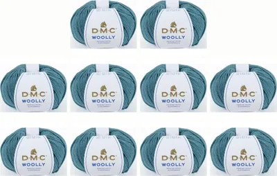 Image de 10x Laine DMC "Woolly" en mérinos – 100% laine d'Australie, 488, (Couleur 72)