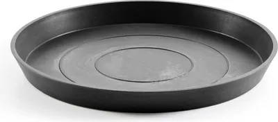 Obrázek produktu pro Podmiska Ecopots kulatá Ø 44,5 cm, výška 3,5 cm, antracitová