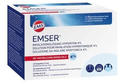 Produktbild von Emser Inhalationslösung hyperton 4% 20X5 ml