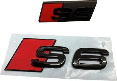 Immagine prodotto di Genuine Audi S8 A8 Black Edition emblema logo lettering nero lucido