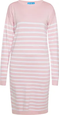 Image de Robe SANIKA pour femmes - rose clair et blanc, XL