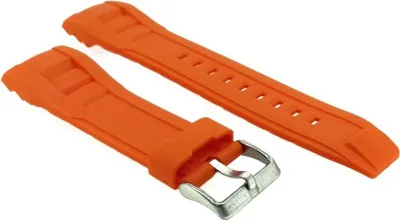 Produktbild von Calypso | Uhrenarmband orange Spezial Anstoß Kunststoff K5699/1 K5699