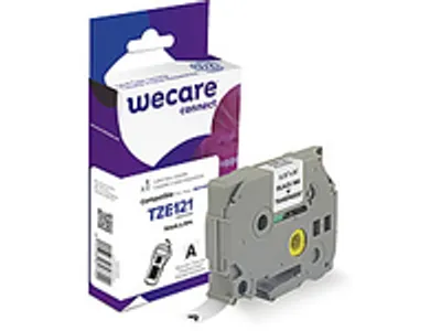 Produktbild von Armor K80020W4, Schwarz auf transparent, TZe, Brother, P-touch 1000 P-touch 1000F P-touch 1000S P-touch 1000TCM P-touch 1000W P-touch 1005BTS P-touch..., 9 mm, 8 m