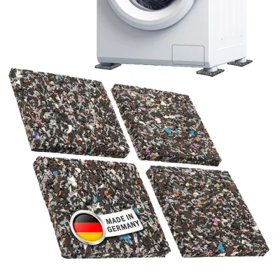 Produktbild von ECENCE Schwingungsdämpfer-Pads als Waschmaschinen Unterlage 4er Set Vibrations-Dämpfer Trockner -