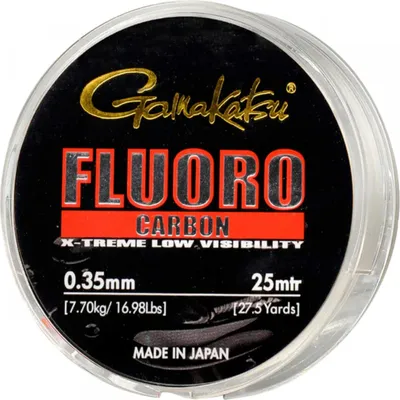 Zdjęcie produktu dla Gamakatsu G-line Flurocarbon 25 M Transparent 0.180 mm Transparent 0.180 mm