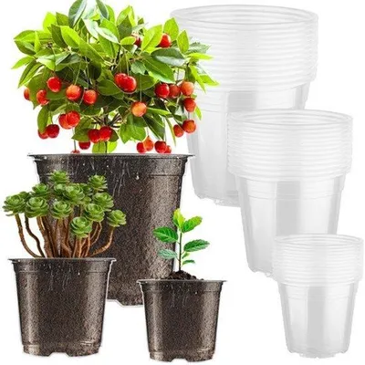 Productafbeelding van Heldere kweekpotten voor planten 36 stuks