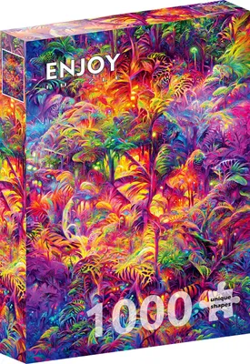 Image de Puzzle 1000 pièces Enjoy – Tapisserie de la Jungle